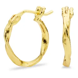 Kreole in vergoldetes Messing - Eliné