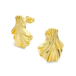 Ohrringe in vergoldetes Messing - Eliné