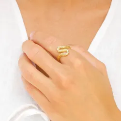 Ring aus vergoldetes Messing - Eliné