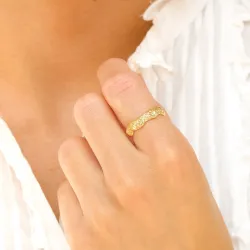 Ring aus vergoldetes Messing