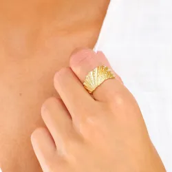 Ring aus vergoldetes Messing - Eliné
