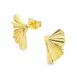 Ohrringe in vergoldetes Messing - Eliné