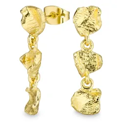 Ohrringe in vergoldetes Messing - Eliné