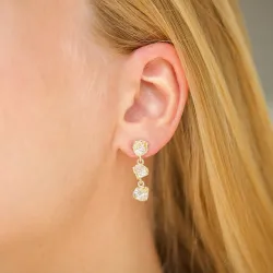 Ohrringe in vergoldetes Messing - Eliné