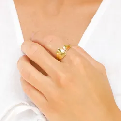 Ring aus vergoldetes Messing - Eliné