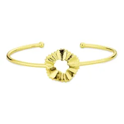 Blumen Armband aus vergoldetes Messing - Eliné