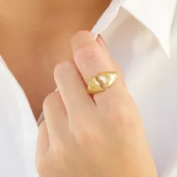 Ring aus vergoldetes Messing - Eliné