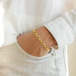 Armband aus vergoldetes Messing - Eliné