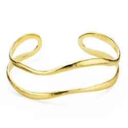 Armreif aus vergoldetes Messing  x 21,8 mm  - Eliné