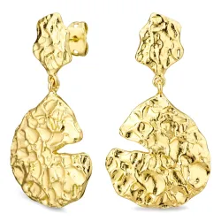 Ohrringe in vergoldetes Messing - Eliné