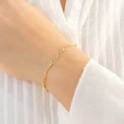 Armband aus vergoldetes Messing - Eliné