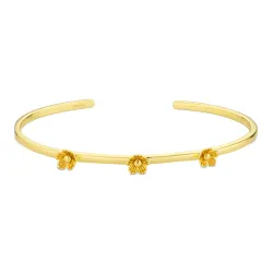Blumen Armband aus vergoldetes Messing - Eliné