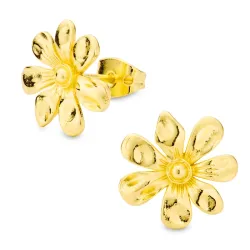 Blumen Ohrringe in vergoldetes Messing - Eliné