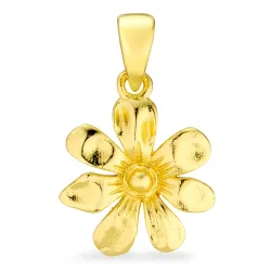 Blumen Anhänger aus vergoldetes Messing - Eliné