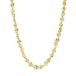 Halskette aus vergoldetes Messing - Eliné