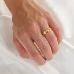 Ring aus vergoldetes Messing - Eliné