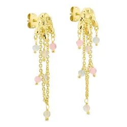 Ohrringe in vergoldetes Messing - Eliné