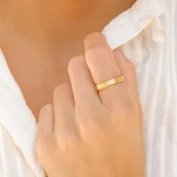 Ring aus vergoldetes Messing - Eliné