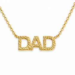 dad Halskette aus vergoldetes Messing - Eliné