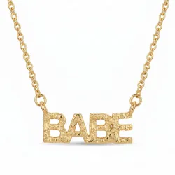 babe Halskette aus vergoldetes Messing