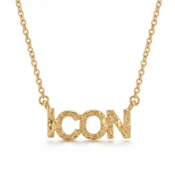 icon Halskette aus vergoldetes Messing