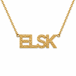 elsk Halskette aus vergoldetes Messing - Eliné