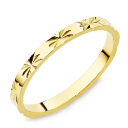Wasserfest Ring aus vergoldetem Edelstahl - OCEANA