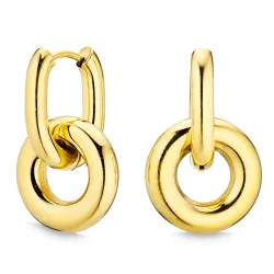 Wasserfester Ohrringe in vergoldetem Stahl - OCEANA