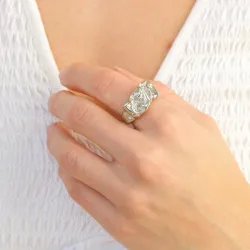 Wasserfest Ring aus Stahl - OCEANA