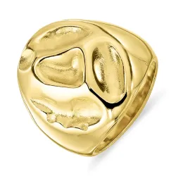 Wasserfest Ring aus vergoldetem Stahl - OCEANA