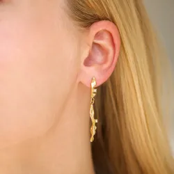 Wasserfester Zirkon Ohrringe in vergoldetem Stahl - OCEANA