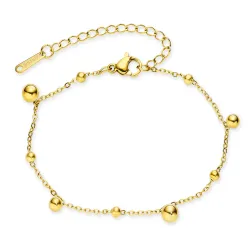 Wasserfest Armband aus vergoldetem Stahl - OCEANA