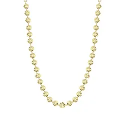 Wasserfest runder Halskette aus vergoldetem Stahl - OCEANA