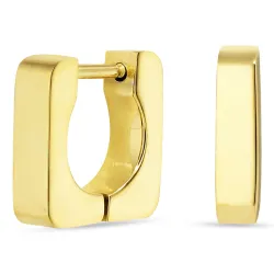 Wasserfester 12 mm Kreole in vergoldetem Edelstahl - OCEANA