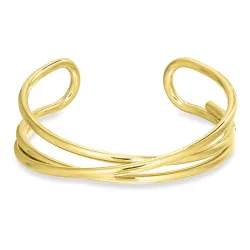 Wasserfest Armband aus vergoldetem Stahl - OCEANA