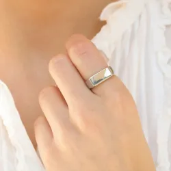 Wasserfest Ring aus Stahl - OCEANA