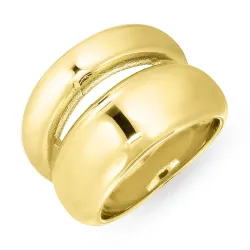 Wasserfest Ring aus vergoldetem Stahl - OCEANA