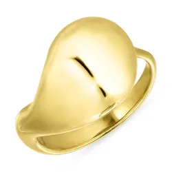 Wasserfest Ring aus vergoldetem Stahl - OCEANA