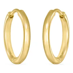 15,5 mm Wasserfester Kreole in vergoldetem Edelstahl - OCEANA