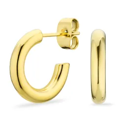 15 mm Wasserfester Halbkreolen in vergoldetem Edelstahl - OCEANA