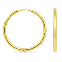 21 mm Wasserfester Kreole in vergoldetem Edelstahl - OCEANA