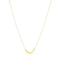 Wasserfest Halskette aus vergoldetem Stahl - OCEANA