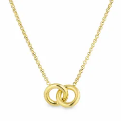 Wasserfest Halskette aus vergoldetem Stahl - OCEANA