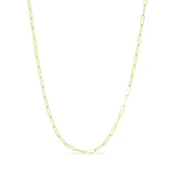 Wasserfest Halskette aus vergoldetem Edelstahl 40 + 5 cm x 3,5 mm  - OCEANA