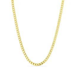 Wasserfest Panzerhalskette aus vergoldetem Edelstahl 45 cm x 5 mm  - OCEANA