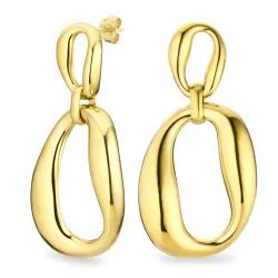 Wasserfester Ohrringe in vergoldetem Stahl - OCEANA