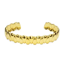 Wasserfest Armreif aus vergoldetem Stahl - OCEANA