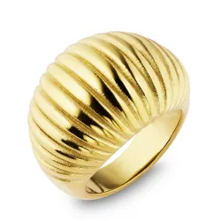 Wasserfest Ring aus vergoldetem Edelstahl - OCEANA