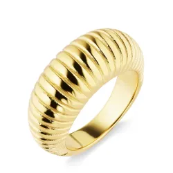 Wasserfest Ring aus vergoldetem Edelstahl - OCEANA