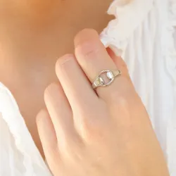 Wasserfest Ring aus Stahl - OCEANA